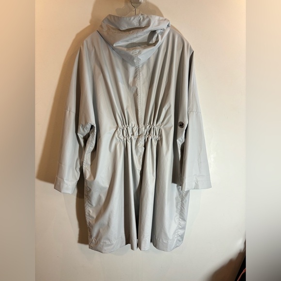 SOSKEN Sz 1-2 (Vanity) Z-Cristal Zipper Hooded Drawstring Pockets Raincoat - Picture 2 of 9